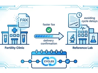 How Fertility Clinics Fax Lab Orders to Reference Labs Without Cycle Delays