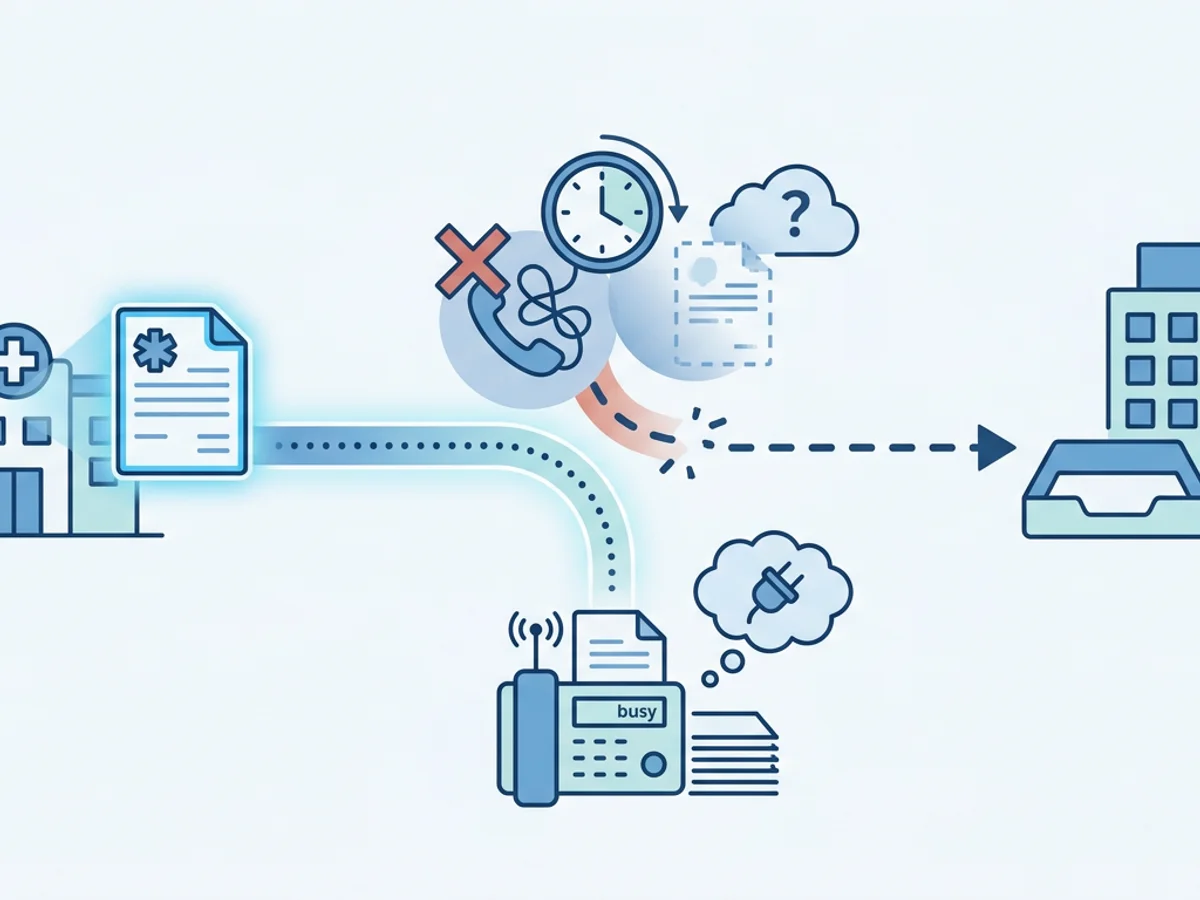How ER Clinics Fax EMTALA Transfer Forms Without Acceptance Delays — illustration