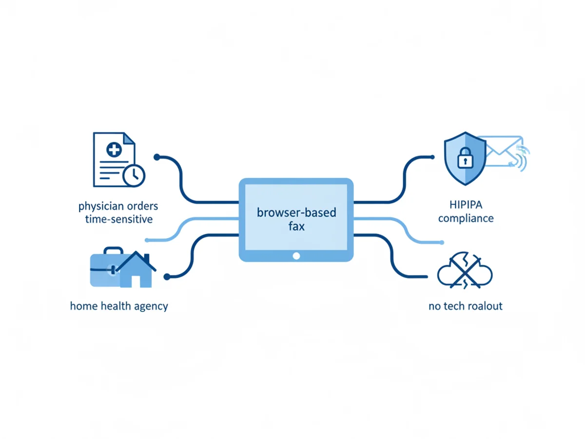 Additional illustration for How Home Health Agencies Fax Physician Orders Without Violating HIPAA