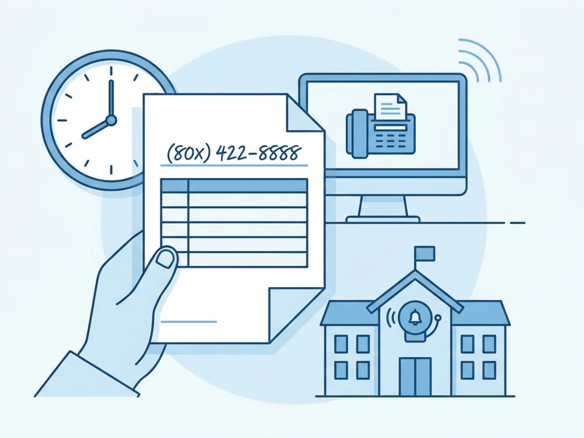 Additional illustration for How Pediatricians Can Fax School Medication Authorization Forms Without Delays