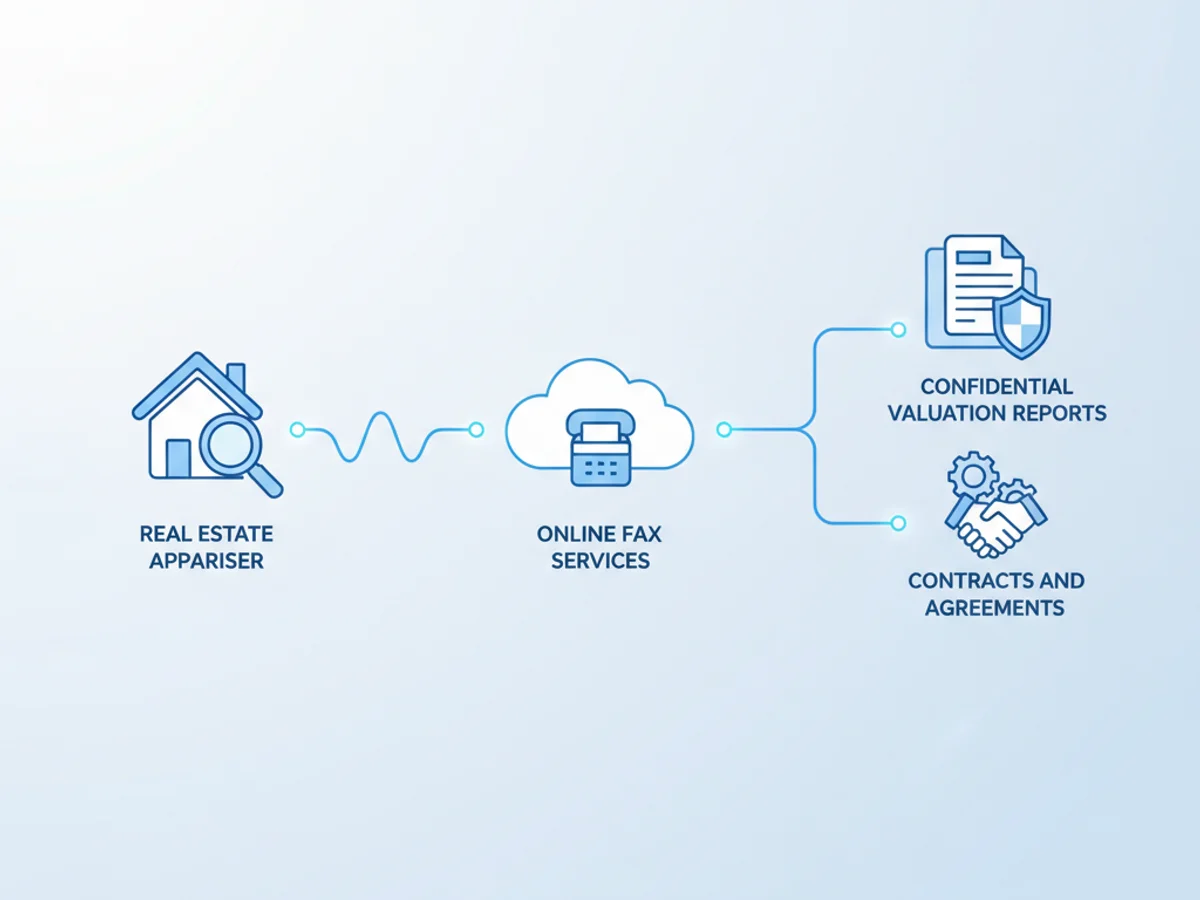Additional illustration for How Real Estate Appraisers Use Online Fax for Valuation Reports and Contracts