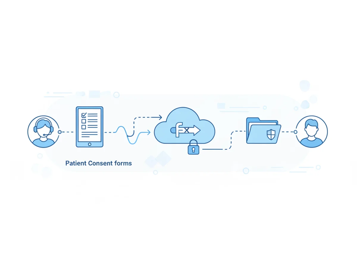 Additional illustration for How Remote Therapists Use Online Fax for Patient Consent Forms and Records