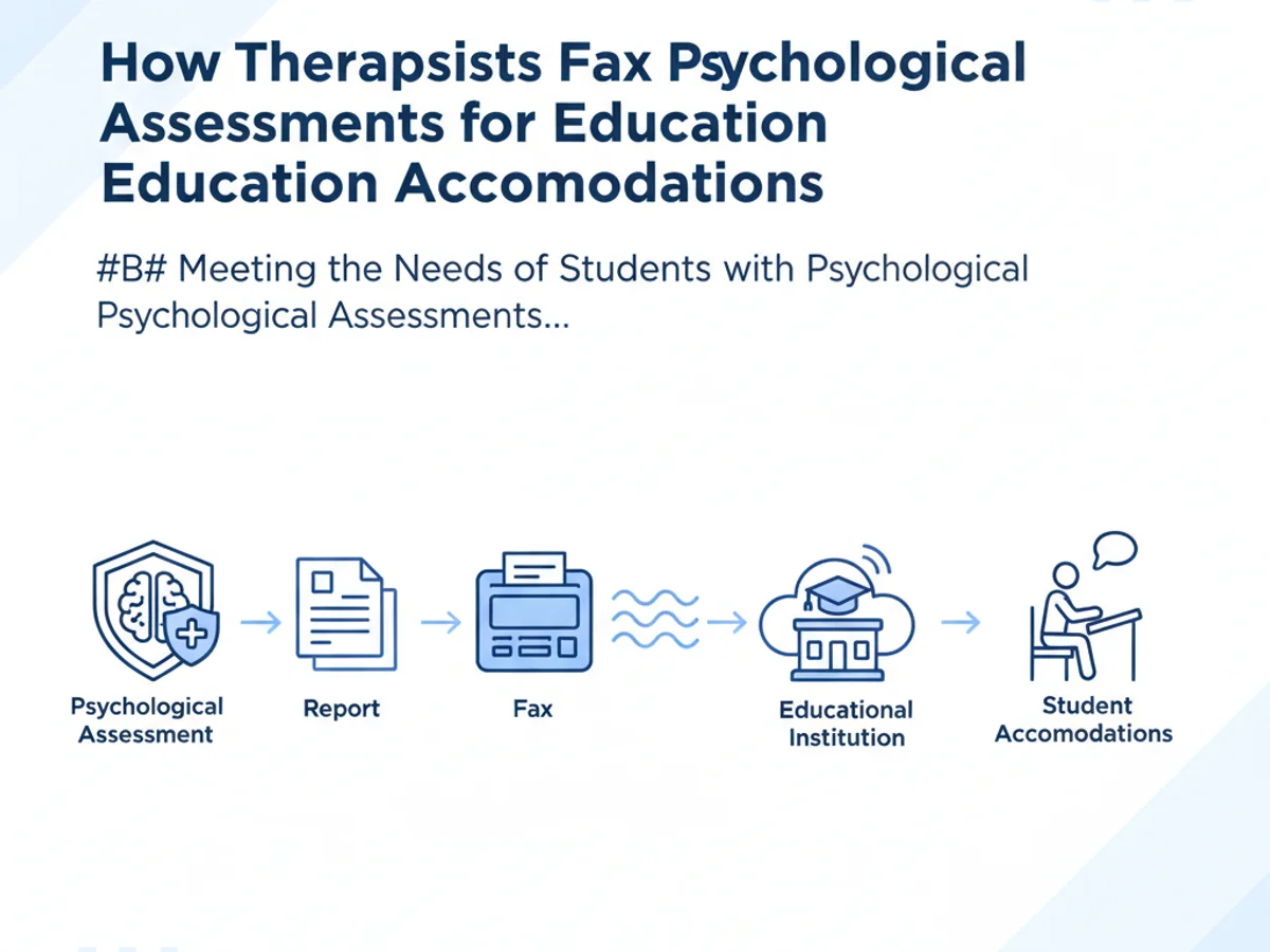 Additional illustration for How Therapists Fax Psychological Assessments for Education Accommodations