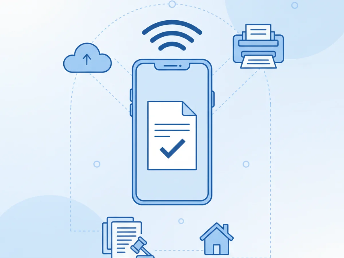 Additional illustration for How to Scan and Fax Documents Using Your Phone Camera